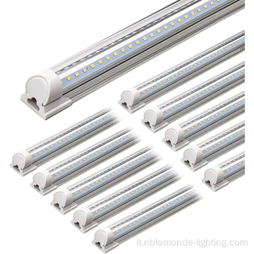 T8 Luci a tubo a LED integrato da 8 piedi 18W 36W